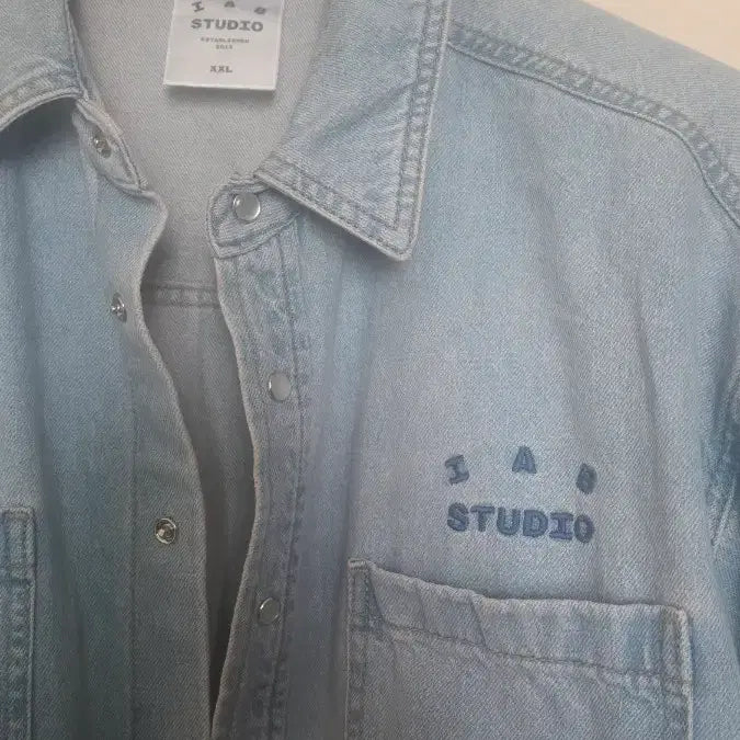 [BUNJANG] IAB STUDIO Denim Shirt XXL / IAB STUDIO 아이앱 스튜디오 데님 셔츠 XXL