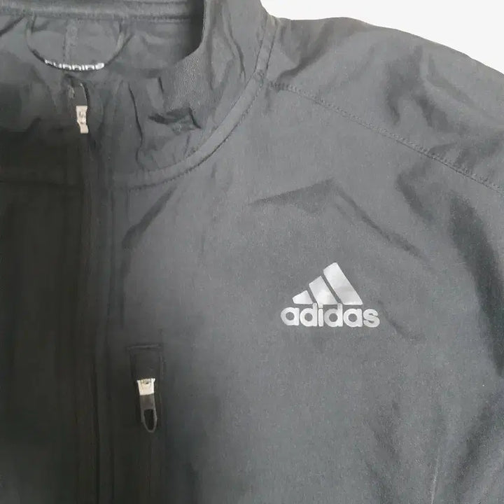 [BUNJANG] Adidas Black Lightweight Windbreaker Jumper Size 100 / 아디다스 블랙 경량 바람막이 점퍼 100