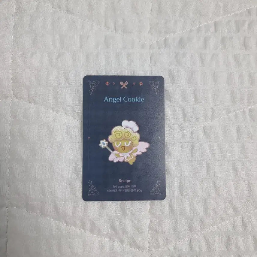 [BUNJANG] Cookie Run Angel Cookie Recipe Card Cookie &amp; More Pop-up Limited Edition Photocard / 쿠키런 레시피카드 천사맛 쿠키 쿠키앤모어 팝업 한정판 포토카드
