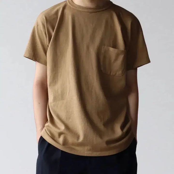 [BUNJANG] Taiga Takahashi LOT 601 Camel T-Shirt / 타이가 타카하시 LOT 601 티셔츠 카멜