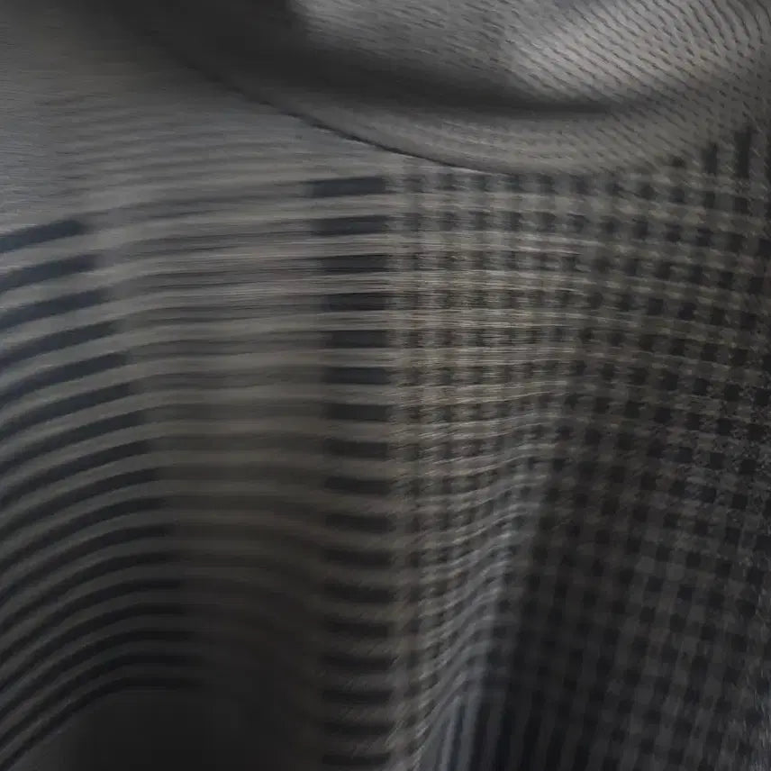 [BUNJANG] Check Pattern Turtleneck Short-Sleeve Poncho T-Shirt / 체크 패턴 터틀넥 판초 반팔