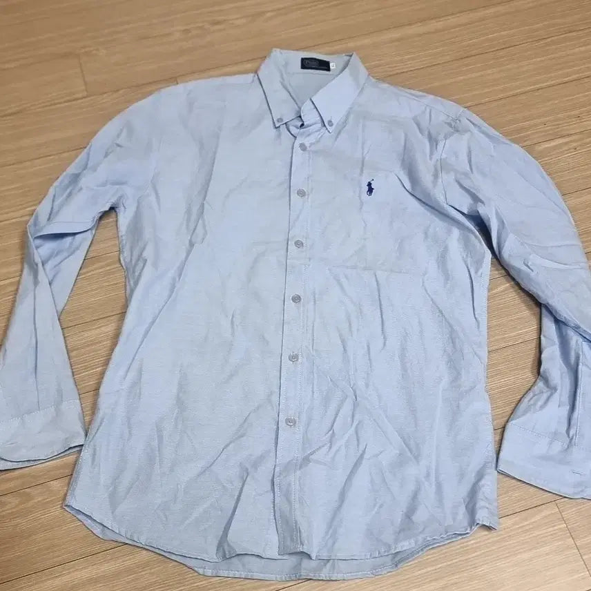 [BUNJANG] Polo Ralph Lauren Light Blue Shirt (Size 100) / 미제 usa 폴로 랄프로렌 하늘색 셔츠 남방(100)