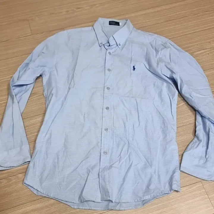[BUNJANG] Polo Ralph Lauren Light Blue Shirt (Size 100) / 미제 usa 폴로 랄프로렌 하늘색 셔츠 남방(100)