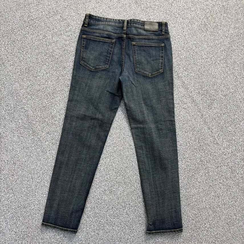 [BUNJANG] 31 Piecework Washed Mid-Blue Denim Jeans / 31 피스워크 워싱 중청 데님 청바지 0506J