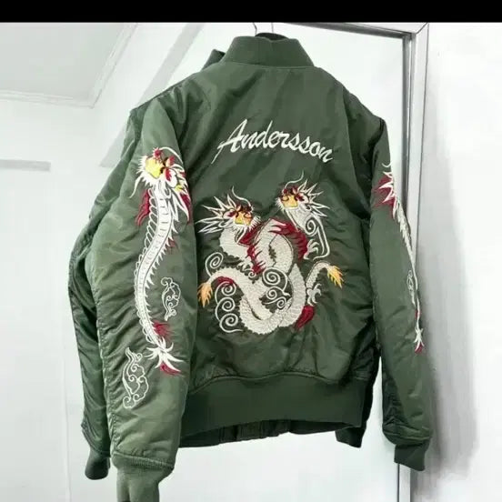 [BUNJANG] Schott x Andersson Bell Ma-1 Bomber Jacket / Schott x 앤더슨벨 Ma-1