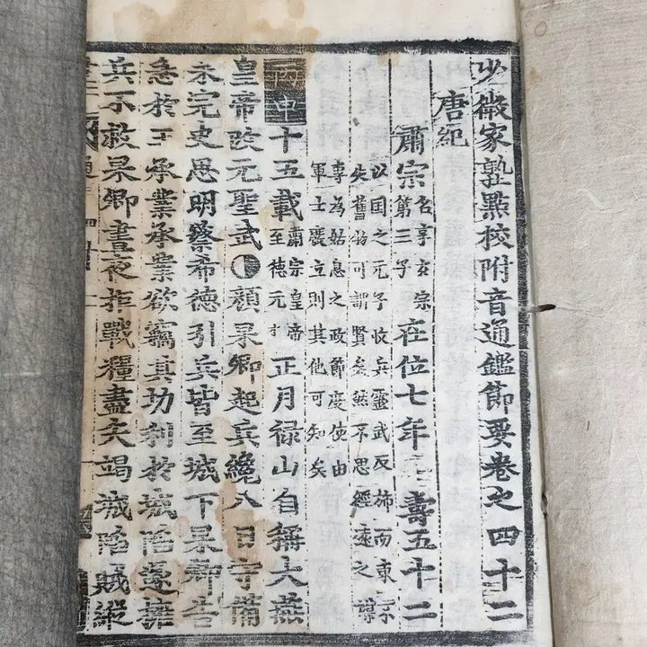 [BUNJANG] Joseon Dynasty Woodblock Print Tonggam Old Book / 조선시대 목판본 통감 고서적