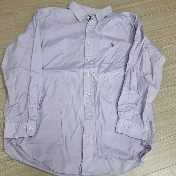 [BUNJANG] Polo Ralph Lauren Long Sleeve Shirt Lavender (Size 105) / 폴로 랄프로렌 긴팔 셔츠 연보라(105)