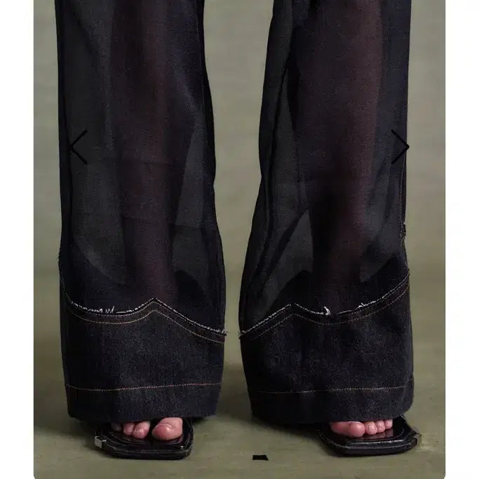 [BUNJANG] Andersson Bell Denim Shear Cargo Pants / 앤더슨벨 데님 시어 카고 팬츠 38