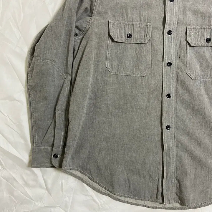 [BUNJANG] Nepenthes Grey Work Shirt / Nepenthes 네펜데스 그레이 워크 셔츠