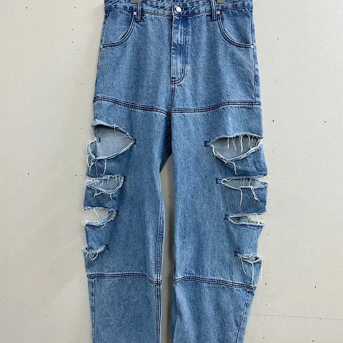 [BUNJANG] Nomaniu Wide Fit Jeans 33 Inch / 노매뉴얼 와이드 청바지 33인치