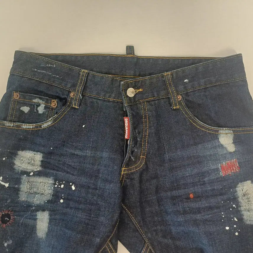 [BUNJANG] DSQUARED2 M.B. JEAN Biker Jeans IT 48 / [정품/48] 디스퀘어드2 15PR M.B. JEAN 바이커진(풀컨디션)