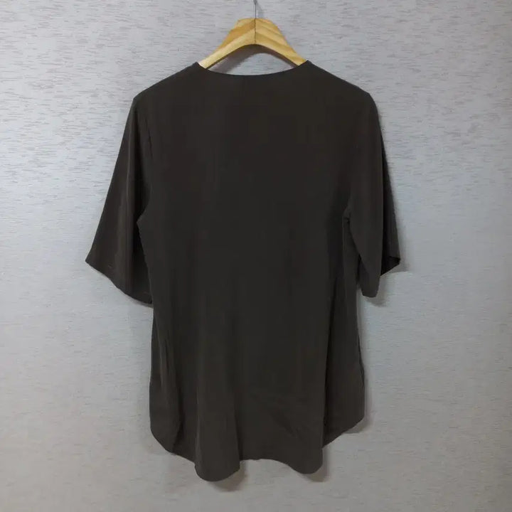 [BUNJANG] Theory Brown Silk Blouse (Size S) / B5-13/띠어리 브라운 실크 블라우스 여성