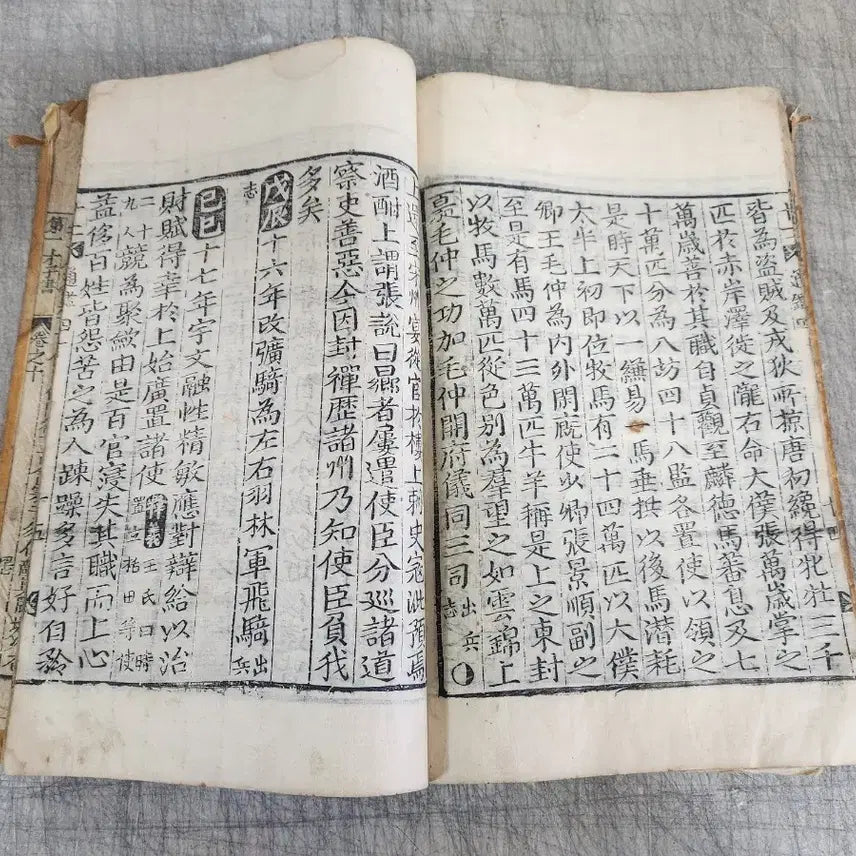 [BUNJANG] Joseon Dynasty Mokpanbon Tonggam Ancient Book / 조선시대 목판본 통감 고서적