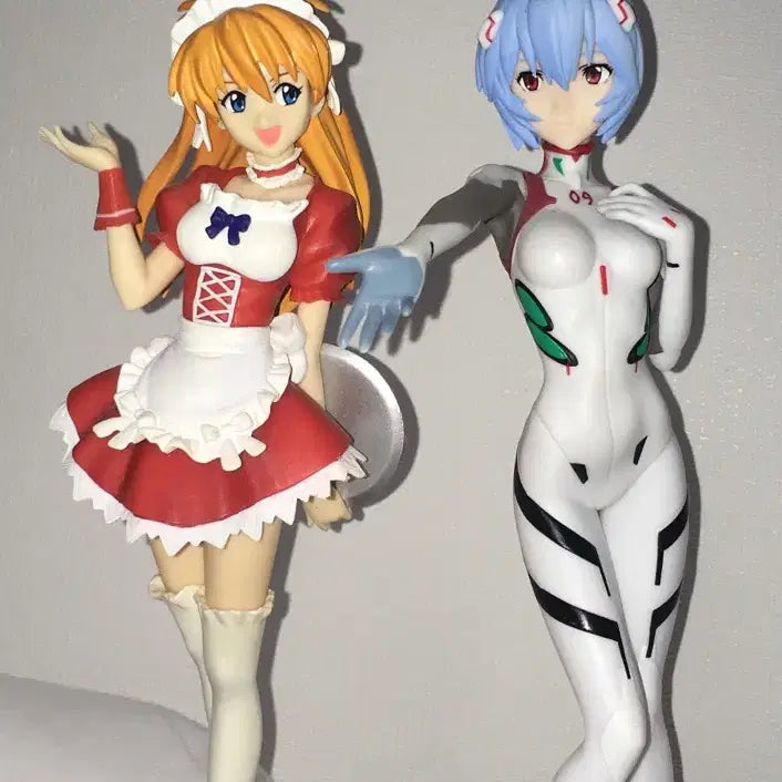 [BUNJANG] Vintage Asuka Maid Figure Set / (희귀피규어)고전 아스카 메이드 피규어 판매합니다(레이피규어는 덤)