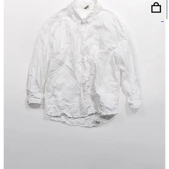 [BUNJANG] 생긴스튜디오 HAND-CREASE SHIRT - WHITE / 생긴스튜디오 HAND-CREASE SHIRT - WHITE