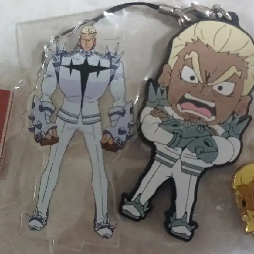 [BUNJANG] Kill la Kill Gamagori Ira Mini Acrylic Stand / 킬라킬 가마고리 이라 아크릴 러버 키링 메탈참 남성 캐릭터 애니 굿즈