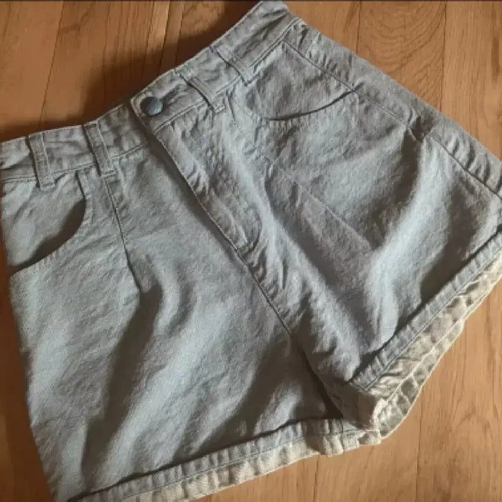 [BUNJANG] DEWL Light Blue Denim Hot Pants / DEWL 듀엘 핫팬츠 연청 데님 반바지