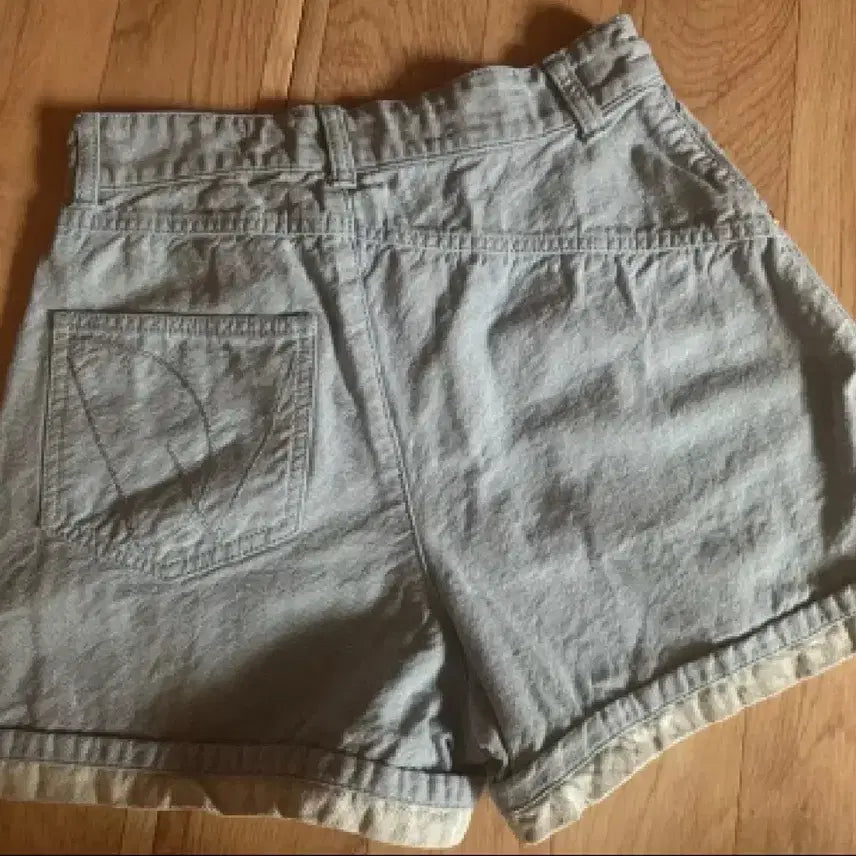 [BUNJANG] DEWL Light Blue Denim Hot Pants / DEWL 듀엘 핫팬츠 연청 데님 반바지