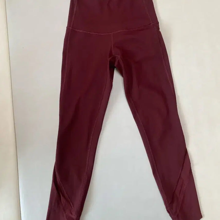 [BUNJANG] Lululemon Burgundy High-Waist Leggings Size 2 / 룰루레몬 버건디 레깅스 하이웨이스트 2사이즈 거의새것급
