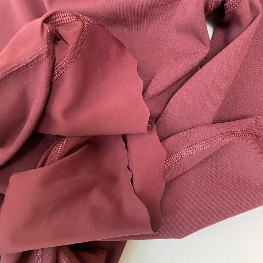 [BUNJANG] Lululemon Burgundy High-Waist Leggings Size 2 / 룰루레몬 버건디 레깅스 하이웨이스트 2사이즈 거의새것급