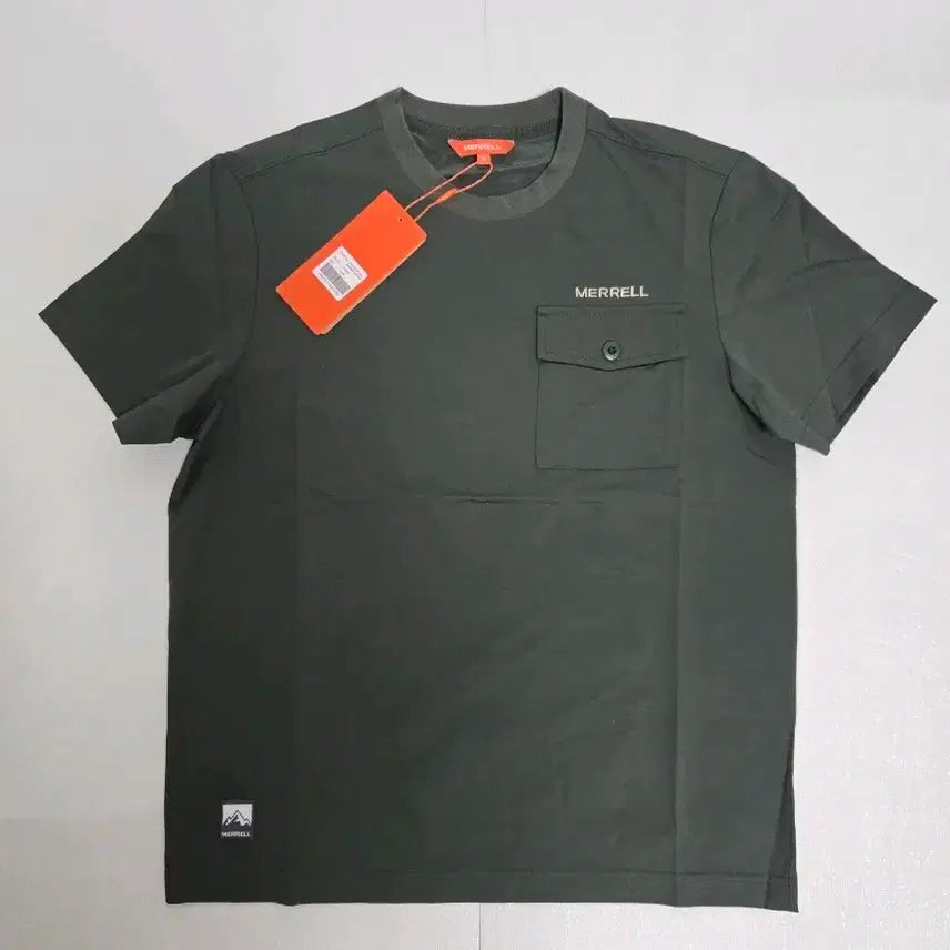 [BUNJANG] Merrell Pocket Short-Sleeve T-Shirt Khaki / 메렐 포켓 반팔 티셔츠 카키색 새상품