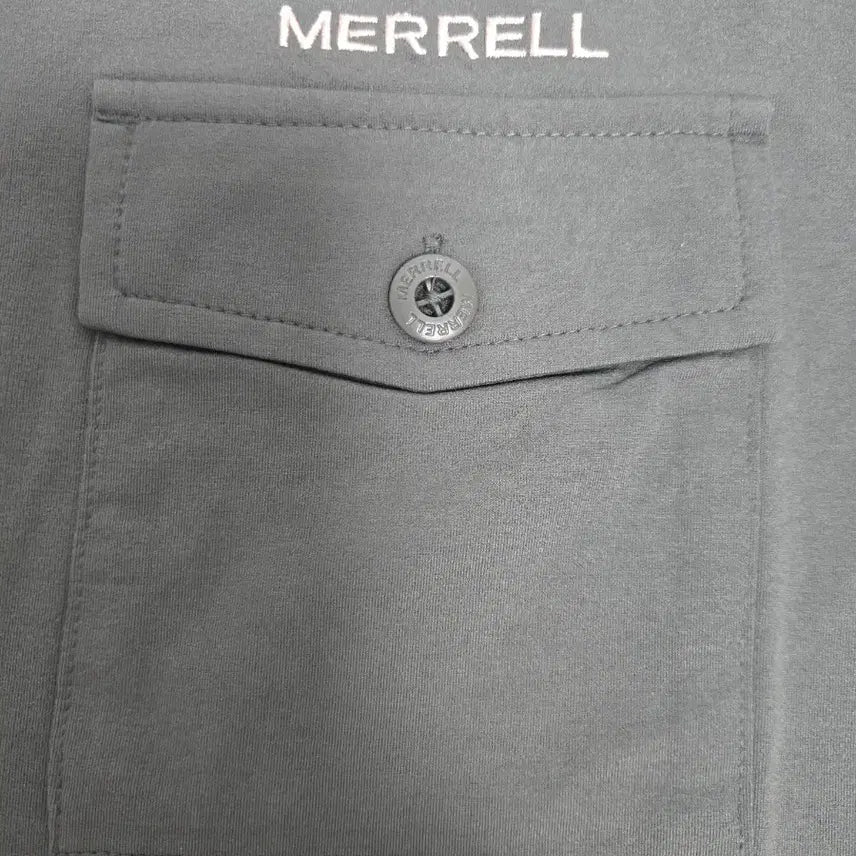 [BUNJANG] Merrell Pocket Short-Sleeve T-Shirt Khaki / 메렐 포켓 반팔 티셔츠 카키색 새상품
