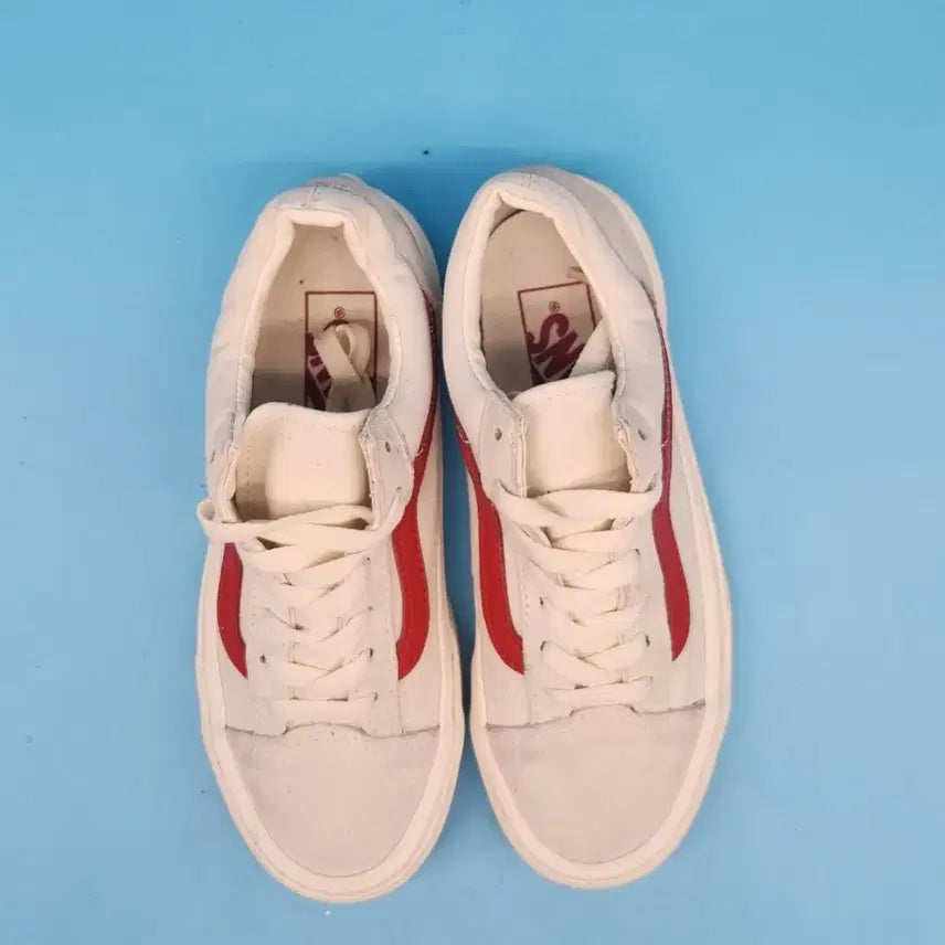 [BUNJANG] Vans Style 36 Red Sneakers / hh 반스 스타일 36 레드 스니커즈 215