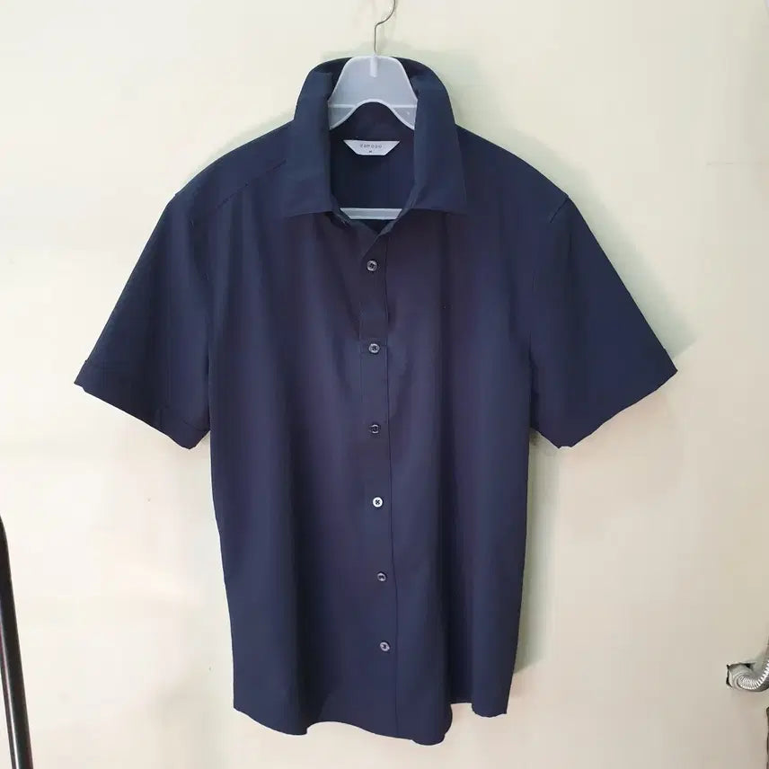 [BUNJANG] Comodo Navy Short Sleeve Shirt Size 95 / [ 95 ] 코모도 네이비 반팔 셔츠