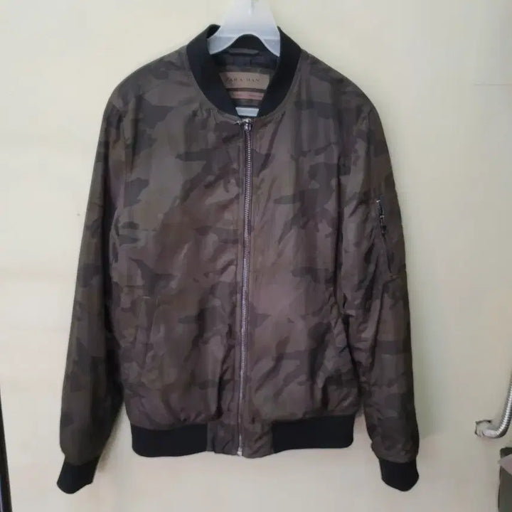 [BUNJANG] Zara Man Camo MA-1 Blouson Jacket / [ M ] 자라맨 카모 MA-1 블루종