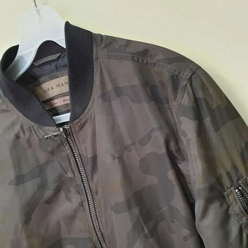 [BUNJANG] Zara Man Camo MA-1 Blouson Jacket / [ M ] 자라맨 카모 MA-1 블루종