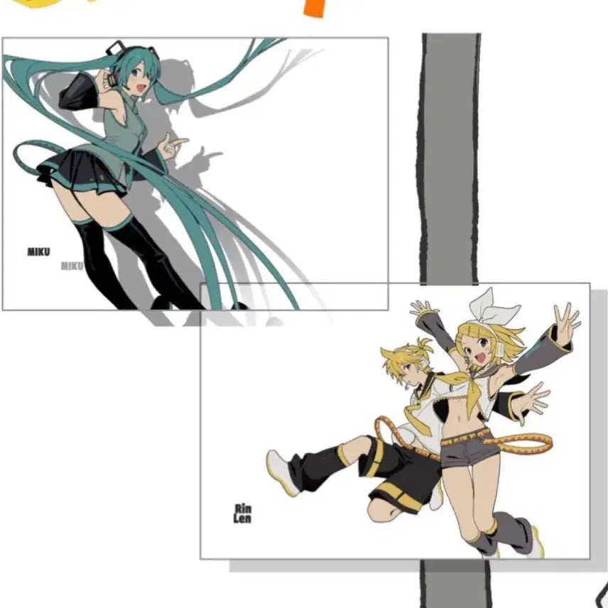 [BUNJANG] Betti Mikku Rin Len Poster / betti님 베띠님 미쿠 린 렌 포스터 원가 양도
