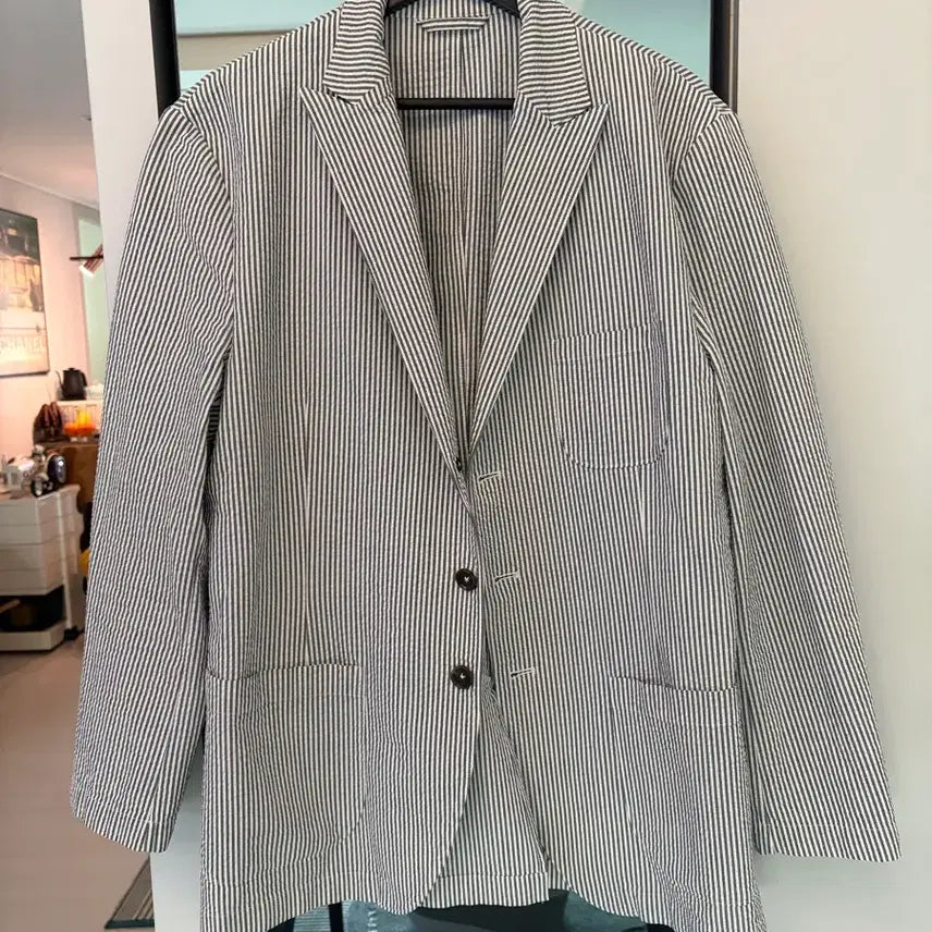 [BUNJANG] Montedoro Seersucker Blazer / 몬테도로 시어서커 블레이저