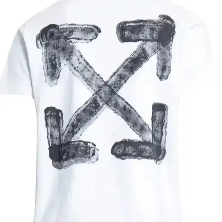 [BUNJANG] Off-White White Short Sleeve T-Shirt / Off-White 오프화이트 화이트 반팔 티셔츠
