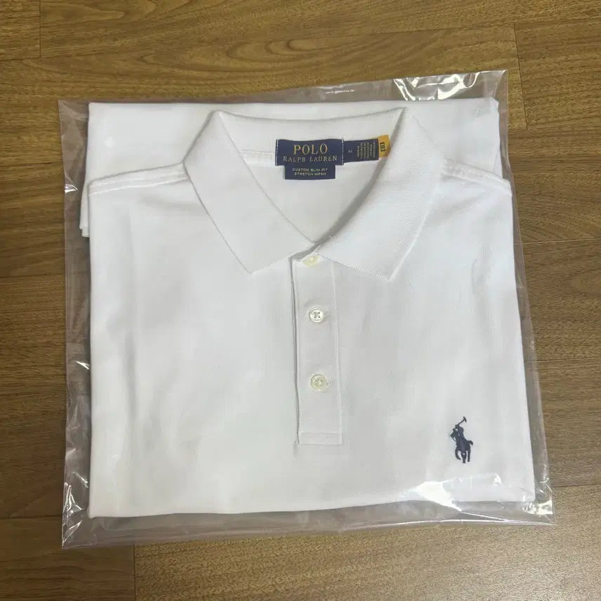 [BUNJANG] Polo Ralph Lauren Custom Slim Fit Stretch Mesh Polo Shirt White M / 폴로 커스텀슬림핏 스트레치 메시 폴로 셔츠 화이트 M