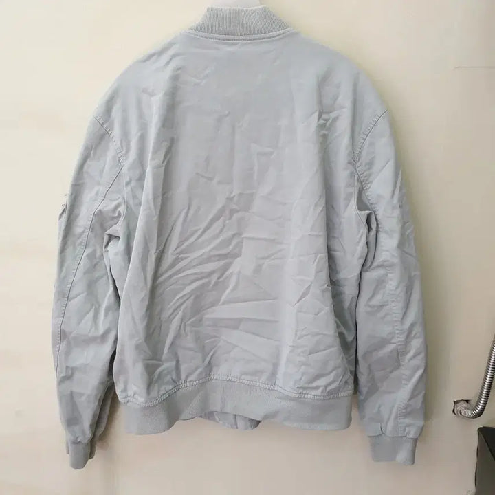 [BUNJANG] Zara Light Grey MA-1 Blouson Jacket - Size L / [ L ] 자라 라이트그레이 MA-1 블루종