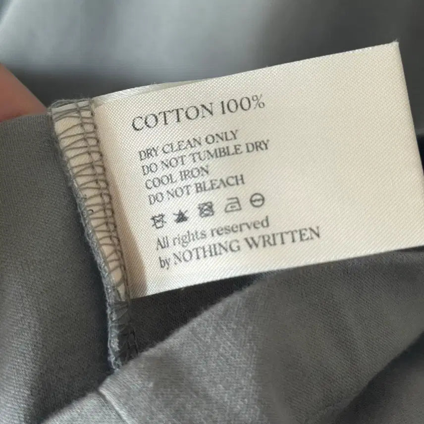 [BUNJANG] Nothing Written 100% Cotton T-Shirt / NOTHING WRITTEN 낫띵리튼 코튼 100% 티셔츠