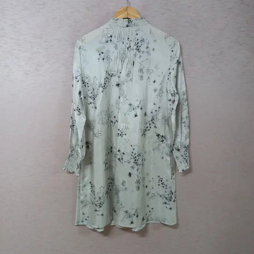 [BUNJANG] Sisley Pintuck Pleated Print Dress / B5-13/시슬리 핀턱주름 프린트 원피스 여성