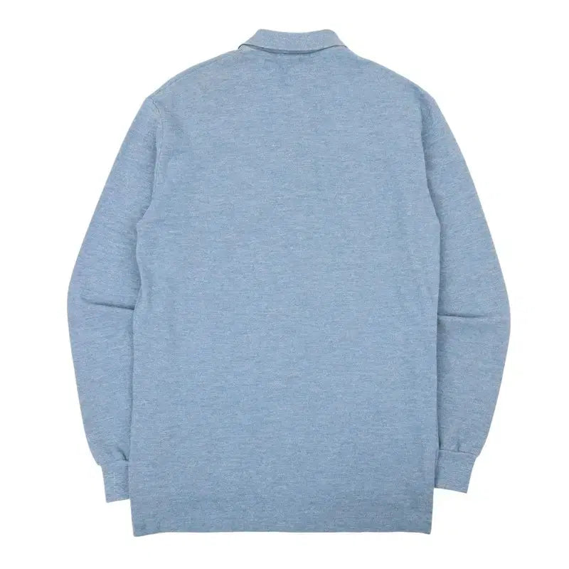 [BUNJANG] Polo Ralph Lauren Light Blue PK Long Sleeve Shirt / 폴로 랄프로렌 라이트 블루 pk 롱슬리브
