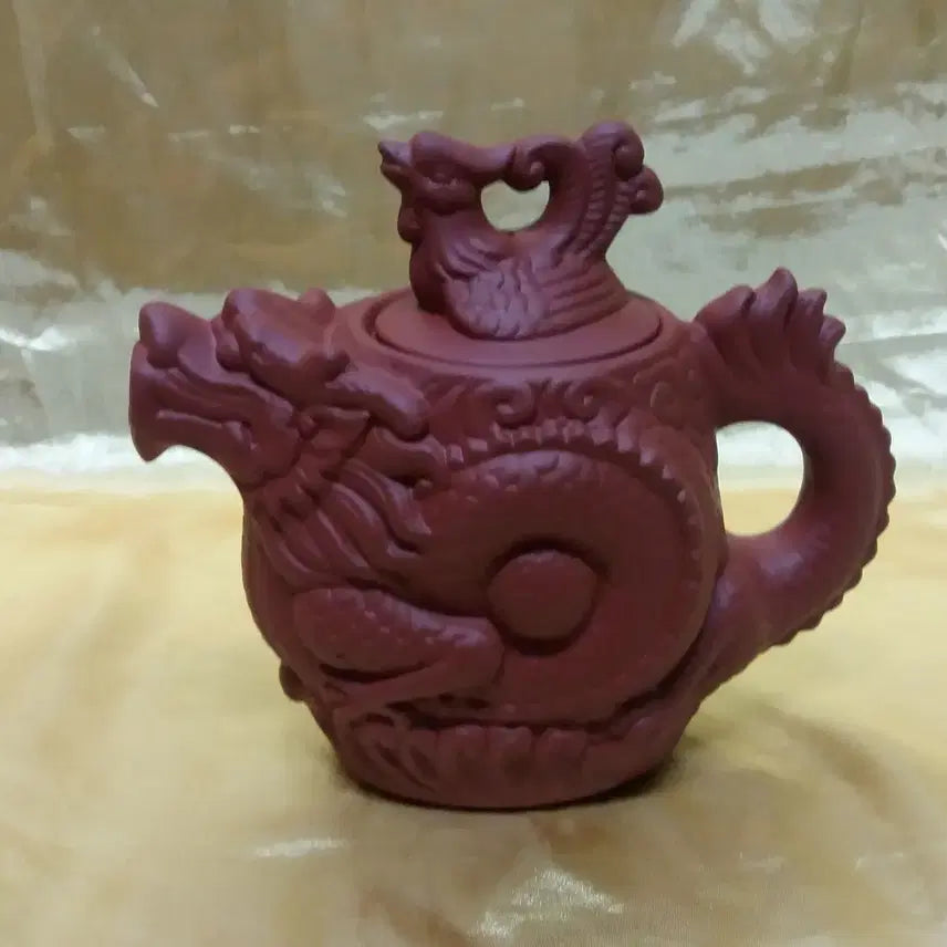 [BUNJANG] Elaborately Carved Dragon Teapot Sculpture / 용이 화려하게 새겨진 주전자조형     /요316