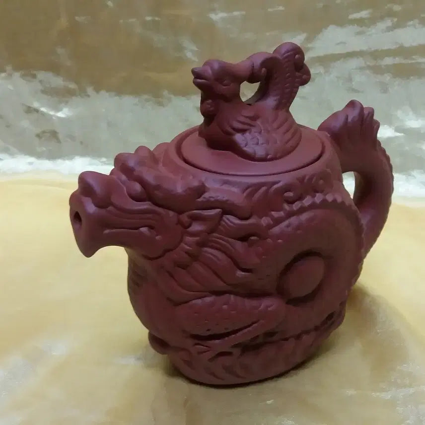 [BUNJANG] Elaborately Carved Dragon Teapot Sculpture / 용이 화려하게 새겨진 주전자조형     /요316