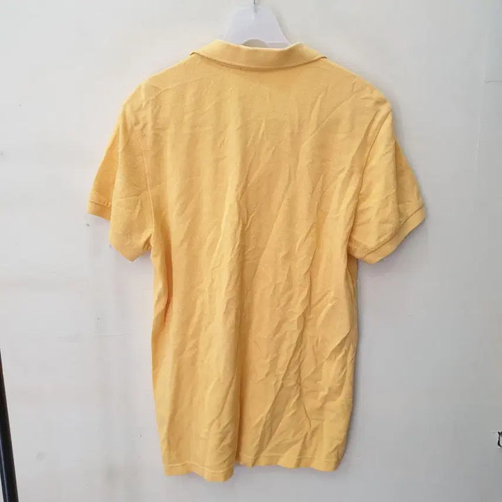 [BUNJANG] Lacoste Yellow Short-Sleeve Polo Shirt - Size 5 / [ 5 ] 라코스테 옐로우 반팔 카라티