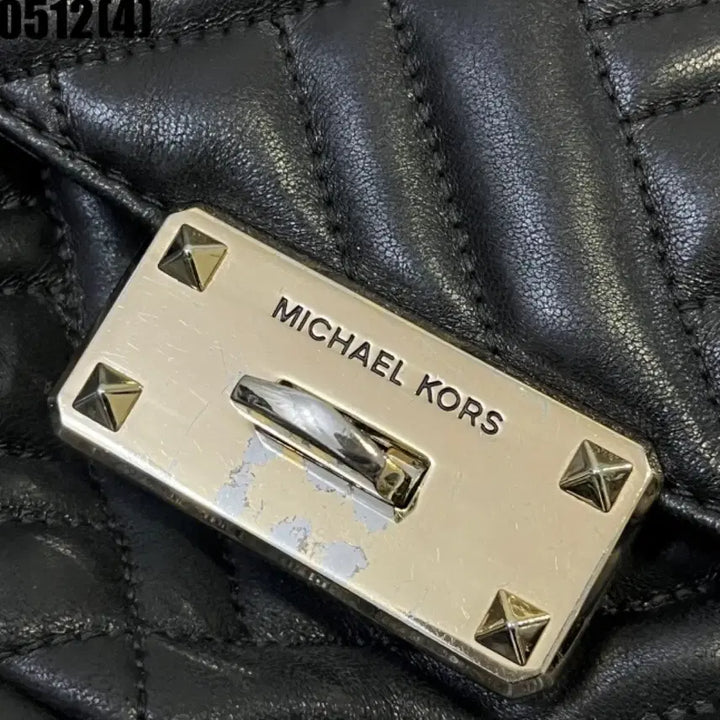 [BUNJANG] Michael Kors Black Quilted Chain Shoulder Bag / 마이클코어스 블랙 퀼팅 체인 숄더백 | 0512