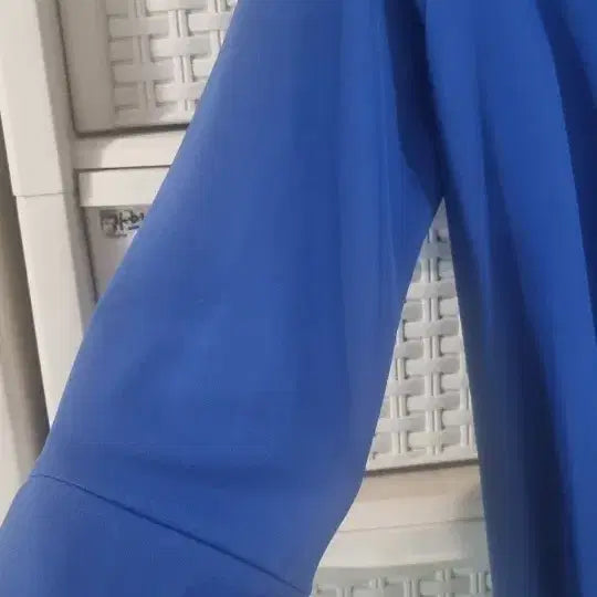 [BUNJANG] CHET U Wrap Style Blue Long Dress / CHET U 랩 스타일 블루 롱 원피스