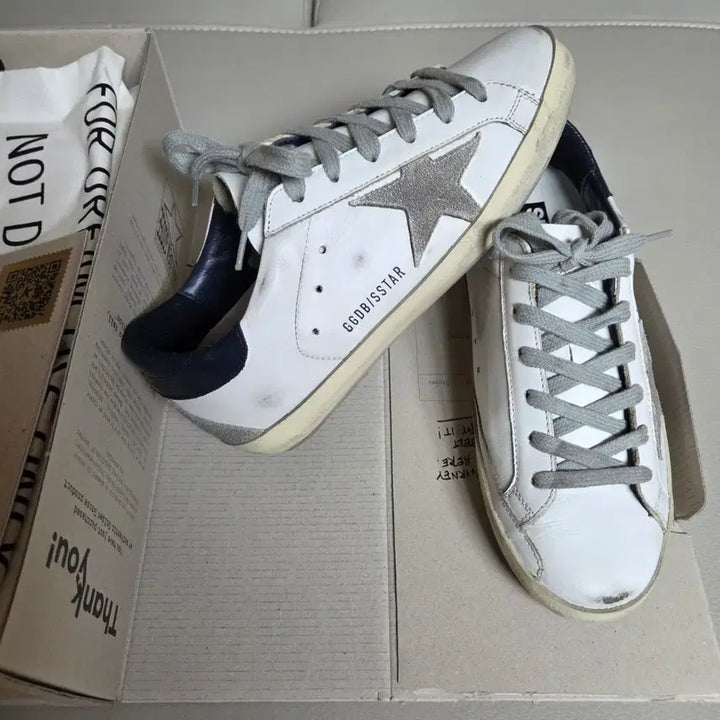 [BUNJANG] Golden Goose Superstar Navy Tab Sneakers Size 36 / 골든구스 슈퍼스타 네이비탭  사이즈 36