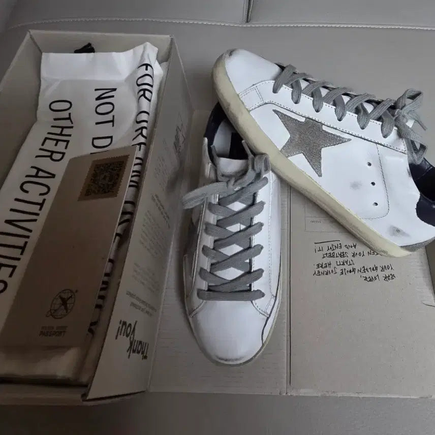 [BUNJANG] Golden Goose Superstar Navy Tab Sneakers Size 36 / 골든구스 슈퍼스타 네이비탭  사이즈 36