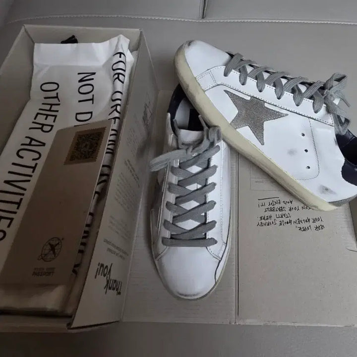 [BUNJANG] Golden Goose Superstar Navy Tab Sneakers Size 36 / 골든구스 슈퍼스타 네이비탭  사이즈 36