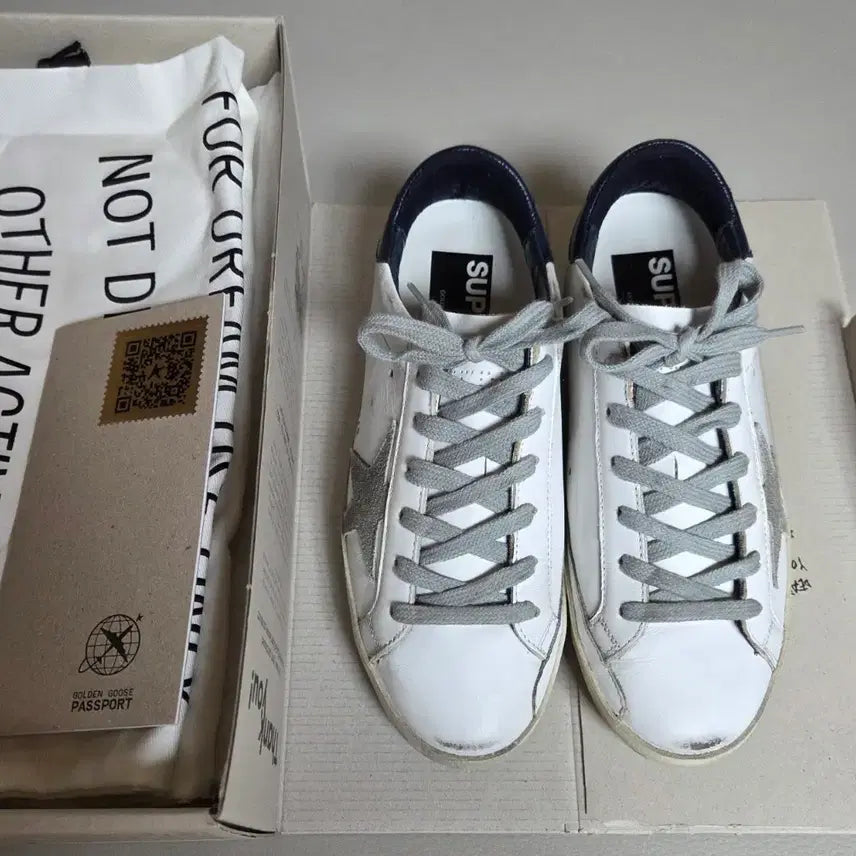 [BUNJANG] Golden Goose Superstar Navy Tab Sneakers Size 36 / 골든구스 슈퍼스타 네이비탭  사이즈 36