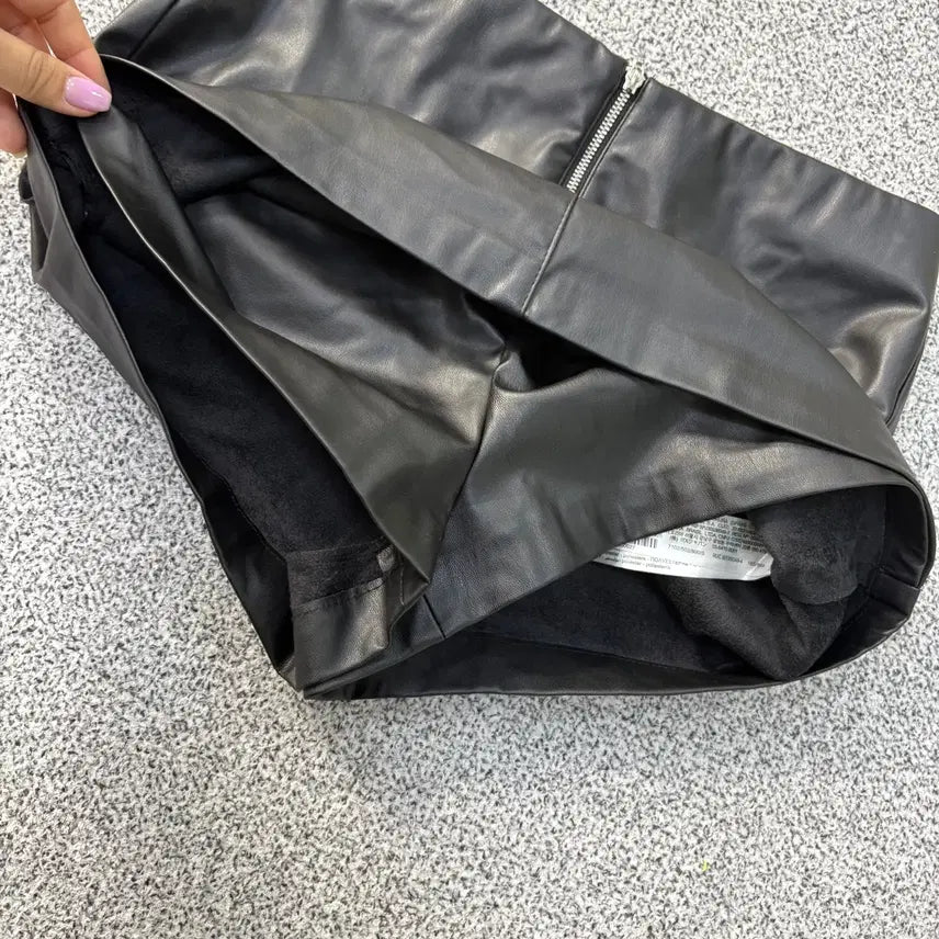 [BUNJANG] Zara Faux Leather Skirt Pants / 26 자라 인조가죽 치마 바지 스커트 0506J