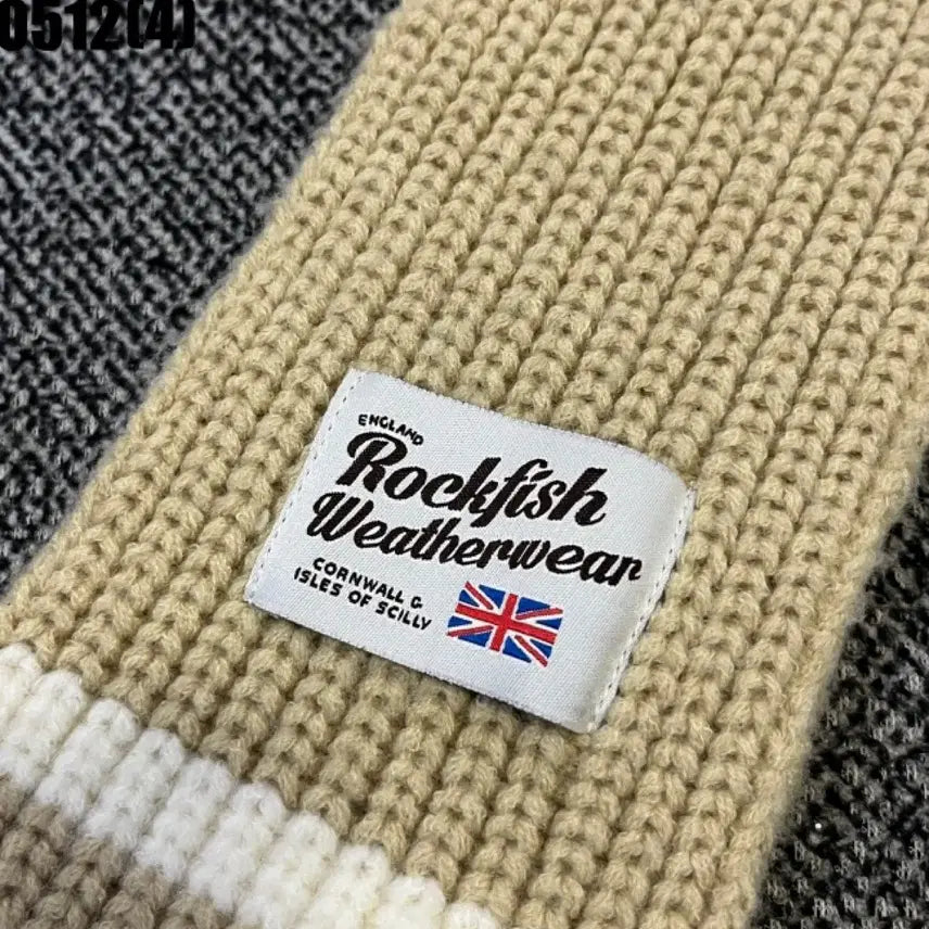 [BUNJANG] Rockfish Weatherwear Knit Muffler Ivory / 락피쉬 웨더웨어 니트 머플러 아이보리 | 0512