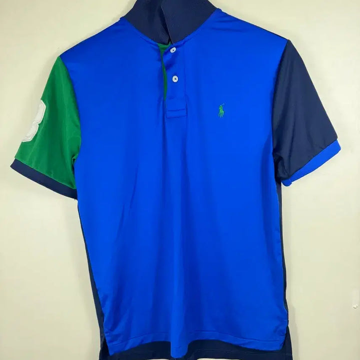 [BUNJANG] Polo Ralph Lauren Color Block Polo Shirt / 폴로 랄프로렌 컬러 블록 카라티 L사이즈